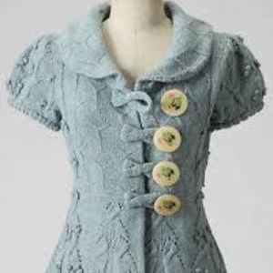 Anthropologie Sylvan Scene Cardigan by Leifsdottir